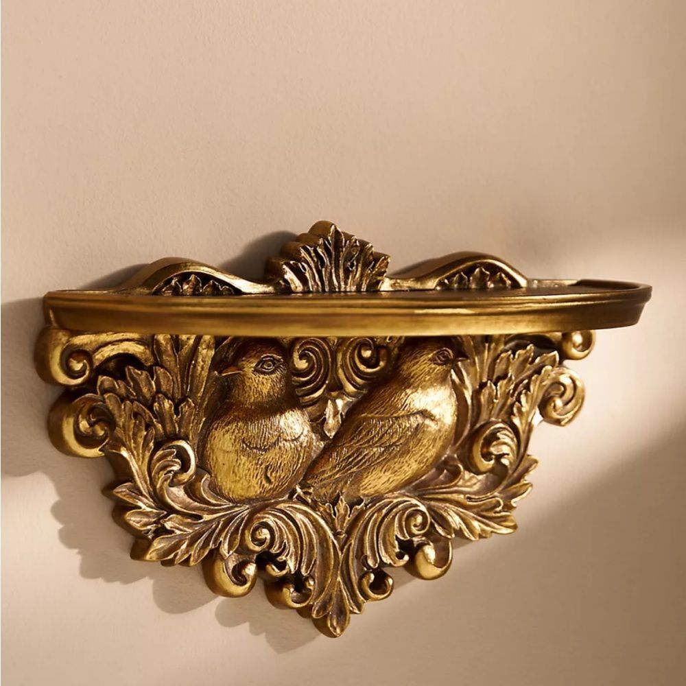 Anthropologie Wooded Manor Floating Shelf